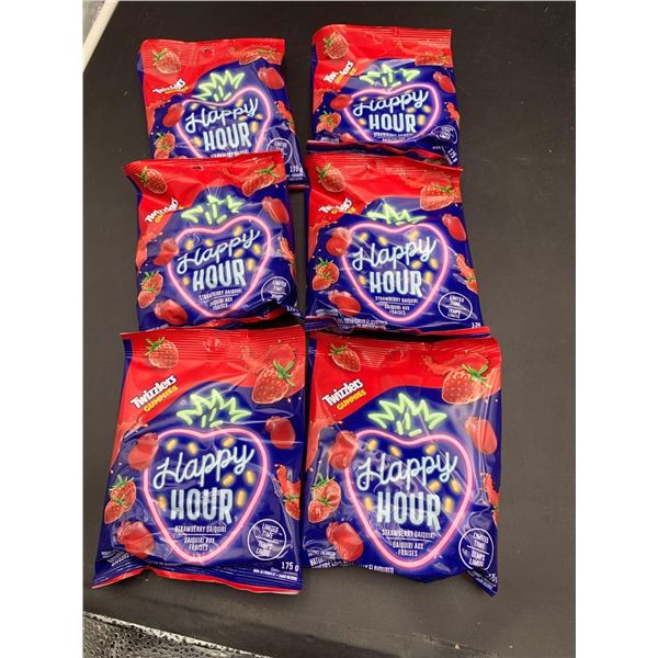 Twizzlers Gummies-Happy Hour Strawberry Daiquiri Flavour (6 x 175g)