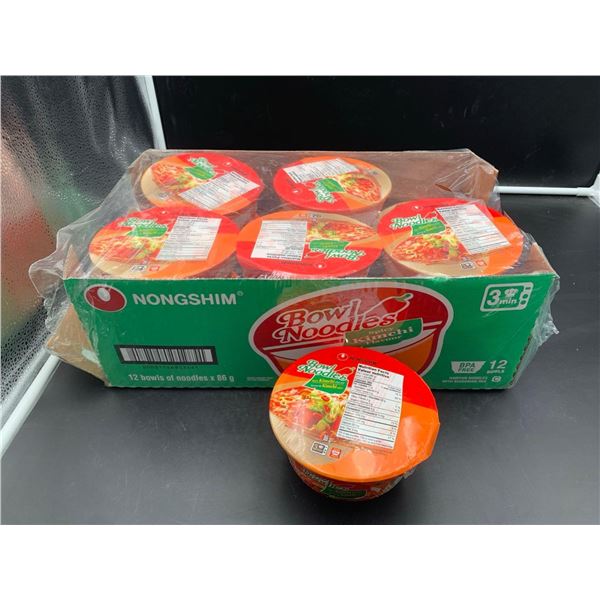 Nongshim Bowl Noodles-Spicy Kimchi (6 x 86g)