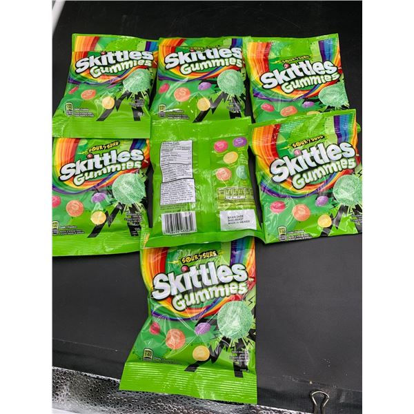 Skittles Gummies Sour Candy (7 x 130g)