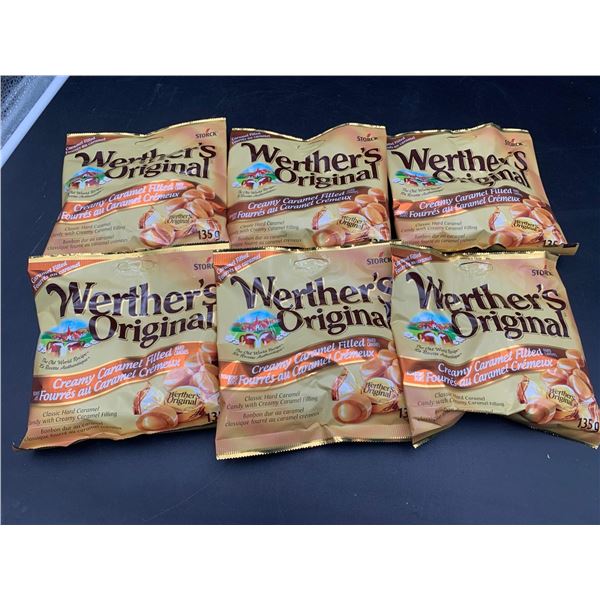 Werther's Original Creamy Caramel Filled Hard Candies (6 x 135g)