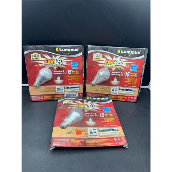 Luminus EXTLED Regular Bulbs 120V Soft White (3ct)