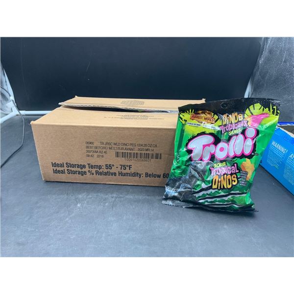 Trolli Sour Tropical Dinos Candy (12 x 120g)
