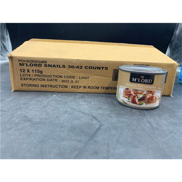 M'Lord Snails (12 x 115g)