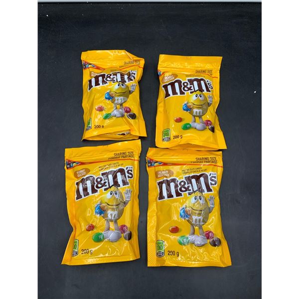 M&M's Peanuts Candy (4 x 200g)