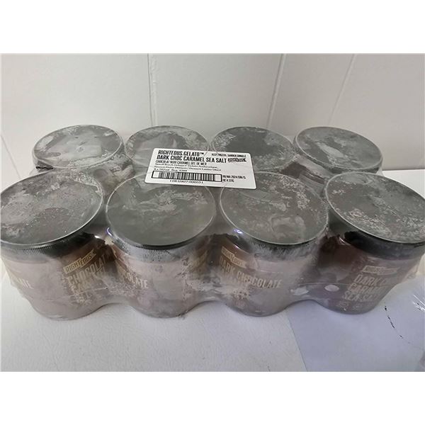 FROZEN -Righteous Gelato - Dark Chocolate Caramel Sea Salt - 8x562ml