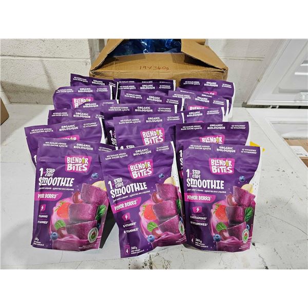 FROZEN -Blender Bites Power Berry 1 Step Smoothie Pucks 19x360g bags