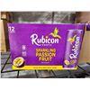 Image 1 : CASE LOT - Rubicon Exotic Sparkling Passion Fruit Beverage 12x355ml