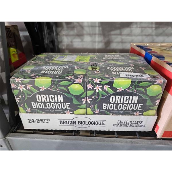 CASE LOT - Origin Organic Lime Sparkling Water 24 x 355ml