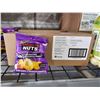 Image 1 : CASE LOT - Pzazz Crunchy Nuts Crispy Potato Covered Peanuts All Dressed Flavor 12 x 80g