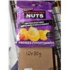Image 2 : CASE LOT - Pzazz Crunchy Nuts Crispy Potato Covered Peanuts All Dressed Flavor 12 x 80g