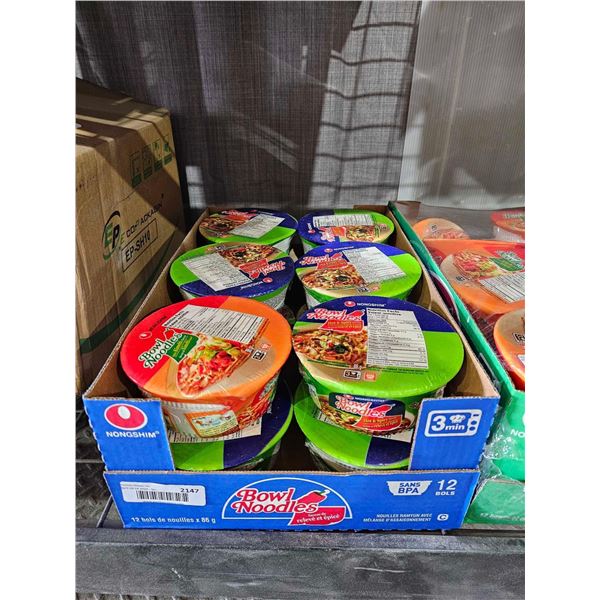 CASE LOT - Bowl Noodles Hot & Spicy Flavor 12x86g