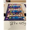 Image 2 : CASE LOT - Smarties Candy Coated Chocolate Treats  27x45g