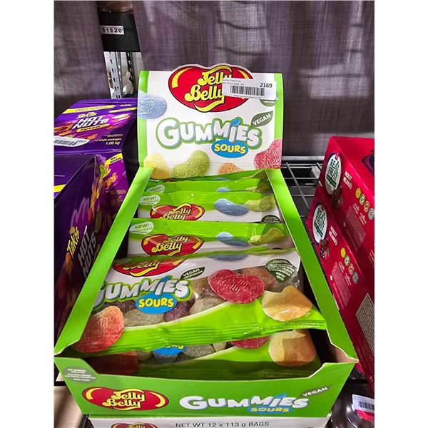 CASE LOT - Jelly Belly Gummies Sours (12 x 113g)