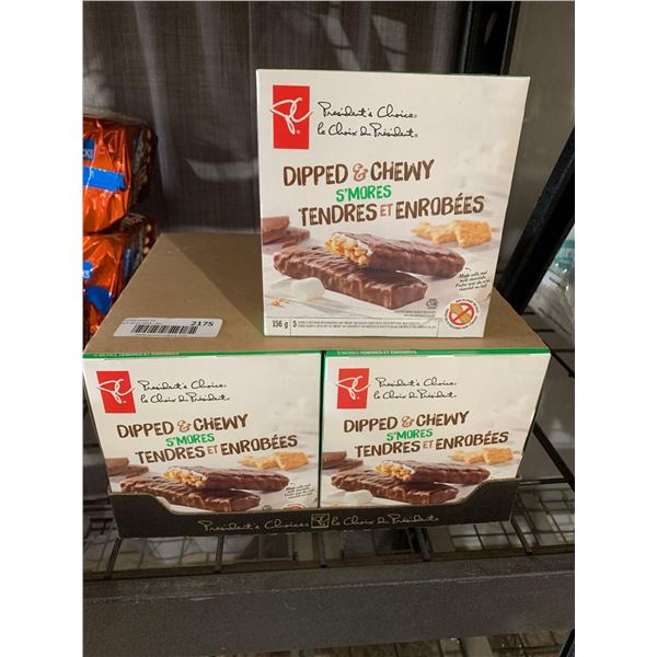 CASE LOT -PC Dipped & Chewey S'mores Granola Bars 12 x 165g