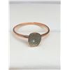Image 3 : Natural Diamond 1.75 Irregular Cut ,925 silver rose gold Solitaire Ring with appraisal $3800.00