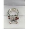 Image 2 : Natural Quartz 8.66 Carat Cabochon Cut .925 Silver Solitaire Ring appraised $1300.00