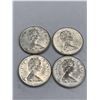 Image 2 : Canada centennial 1867-1967 Silver Quarters LOT of 4