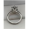 Image 3 : 3.00 CT SET IN 6 CLAW HEAD GRA CERTIFIED MOISSANITE WITH 30 CUBIC ZIRCONIUM SET IN THE SHAFT OF THE 