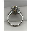 Image 4 : Hamptons Style 2.0 carat Yellow Topaz Marquis Cut Solitaire Cluster Top Dress Ring