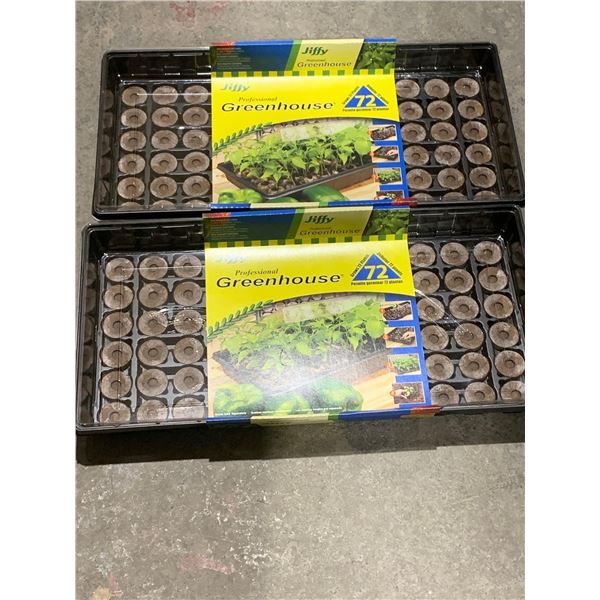 Jiffy Professional Greenhouse Kit 72 Pods x 2