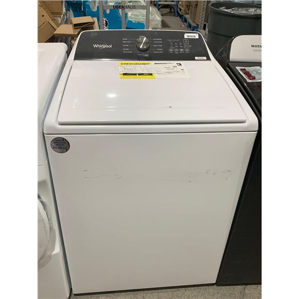 Whirlpool WTW5015LW Top Load Washer, 27 inch Width, Agitator, 5.2 cu. ft. Capacity, 12 Wash Cycles,