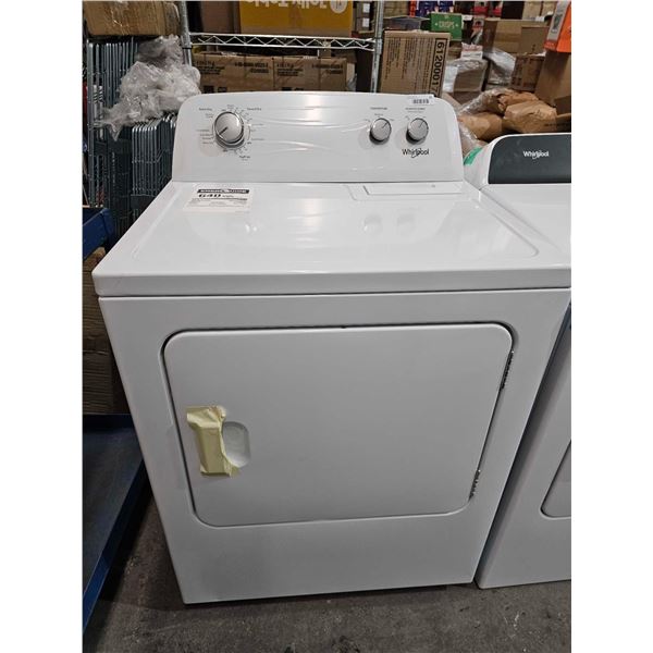 Whirlpool YWED4850HW Dryer, 29" Width, Electric Dryer, 7.0 cu. ft. Capacity, 12 Dry Cycles, 3 Temper