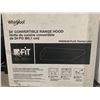 Image 2 : Whirlpool WVU37UC4FS Range Hood, 24 inch Exterior Width, Under-Cabinet, Under-Cabinet, 250 CFM, Acce