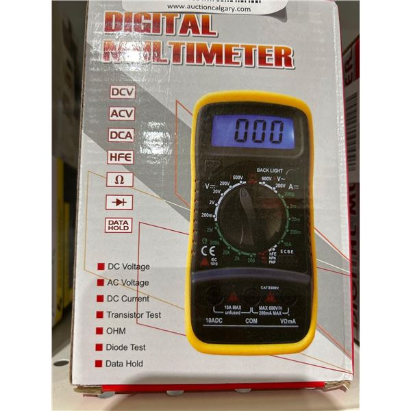 Digital Multimeter, Multi Meter Manual Ranging Includes Volt Meter Digital, Ammeter, Ohmmeter with B