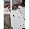 Image 2 : Lot of 2 Multifunctional Smart Socket Desk Lamps with USB and Wakk Outlets