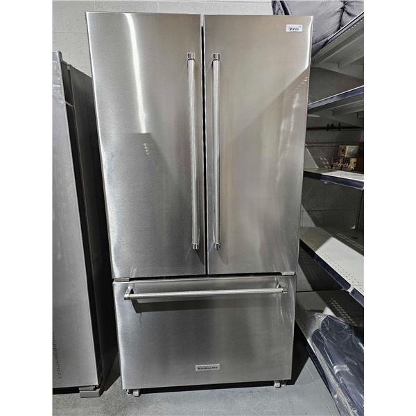 KitchenAid KRFC302ESS French Door Refrigerator, 36 inch Width, Counter Depth, 21.9 cu. ft. Capacity,