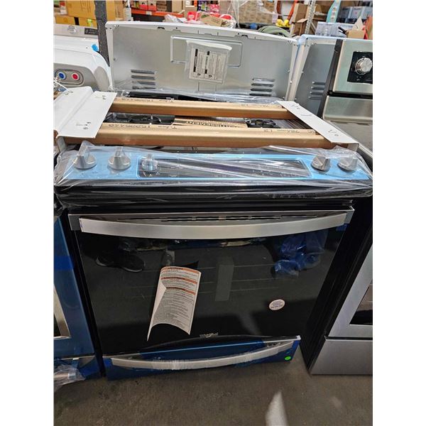 Whirlpool WEG745H0LZ Range, Gas, 30 inch Exterior Width, Self Clean, Convection, 5 Burners, 5.8 cu.