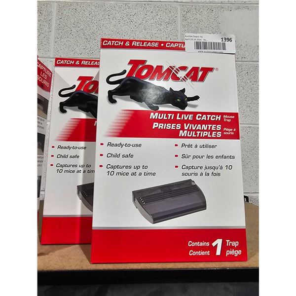 Tomcat Multi Live Catch Mouse Traps Catch & Release 2 x's 1