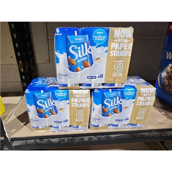 Silk Almond Vanilla Dairy Free Drink 18 x 236ml