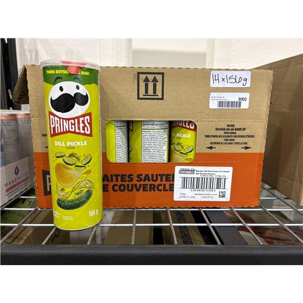 Pringles dill pickle flavour 14x156g