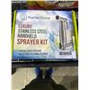 Image 1 : Purrfect zone luxury stainless steel hand held water spray kit