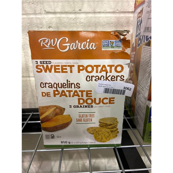 RW Garcia sweet potato crackers 850g