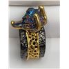 Image 3 : Natural Bismuth irregular cut 1.37 Carat cluster ring with appraisal $675.00