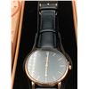Image 2 : NEW Lavadedo Ultra This Leather Strap Date Face Wrist Watch in Box Rose Gold Style