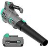 Image 1 : Litheli Cordless Leaf Blower 40V, Battery Leaf Blowers for Lawn Care, Lightweight Axial Blower for B