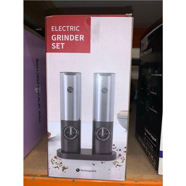 Electric Salt & Pepper Grinder Set