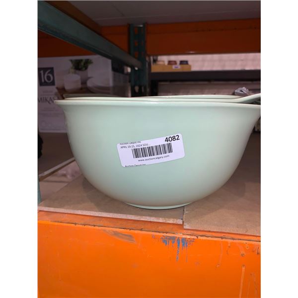 KitchenAid Classic Mixing Bowls, Set of 3, Pistachio