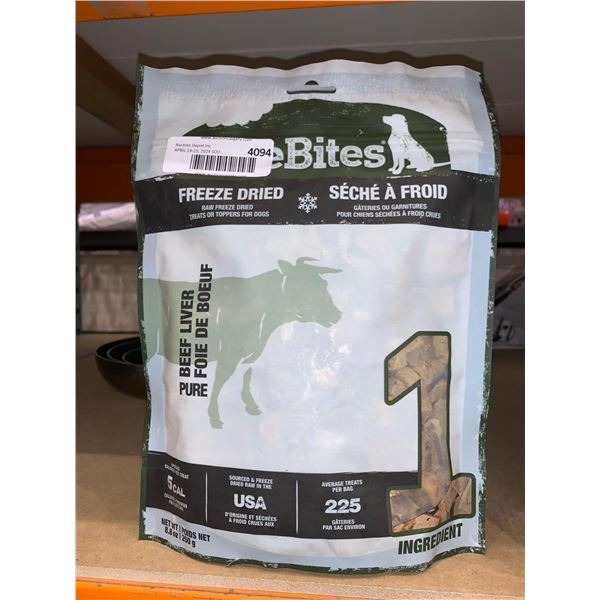 Freeze Dried Beef Liver Dog Treats 250g