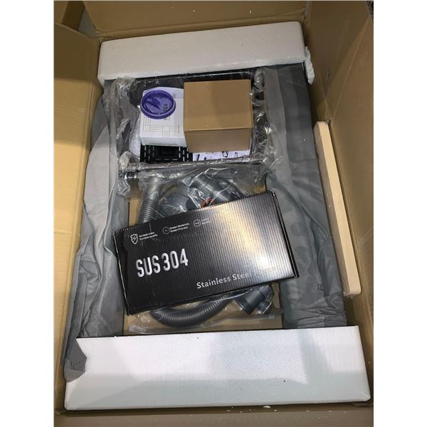 Stainless steel kitchen faucet kit