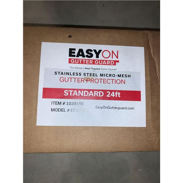 Easyon Gutter Guard Stainless Steel Gutter Protection 24'
