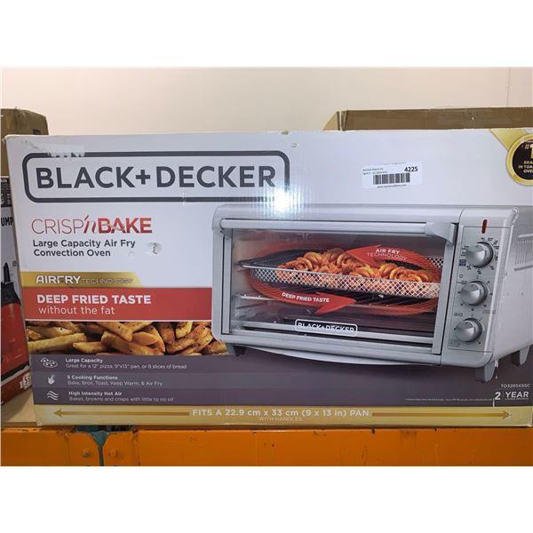 Black + Decker crisp n bake large capacity air fry convection oven