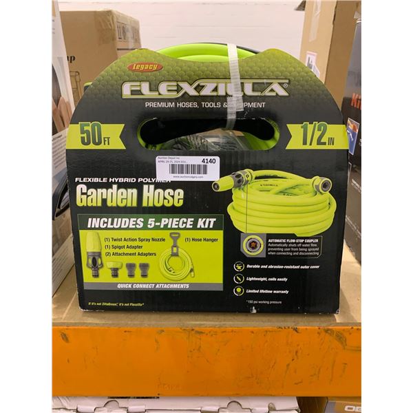Legacy flextech 50ft garden hose, half inch diameter