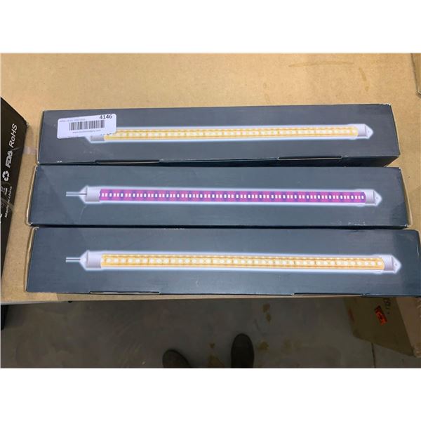 Caoxinan LED plant grow lights, 3 packs of 4 lights
