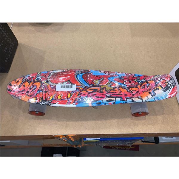 Sgodde mini retro skateboard with light up wheels