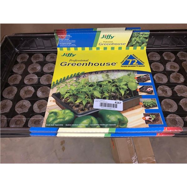 Jiffy professional greenhouse planter trays, lot of 2