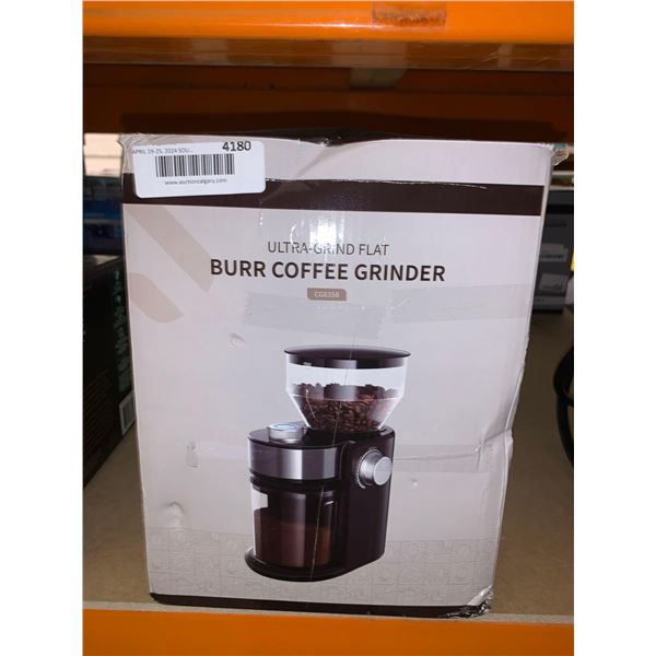 Adjustable Burr Coffee Grinder with 16 Precise Grind Setting for French Press, Drip Coffee and Espre